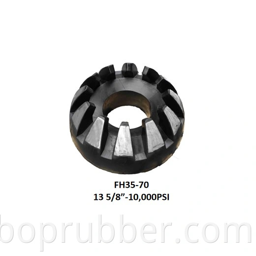 API 16A BOP Emballage Part Rubber Diverter Élément d'étanchéité sphérique pour Shenkai & Rongsheng Bop